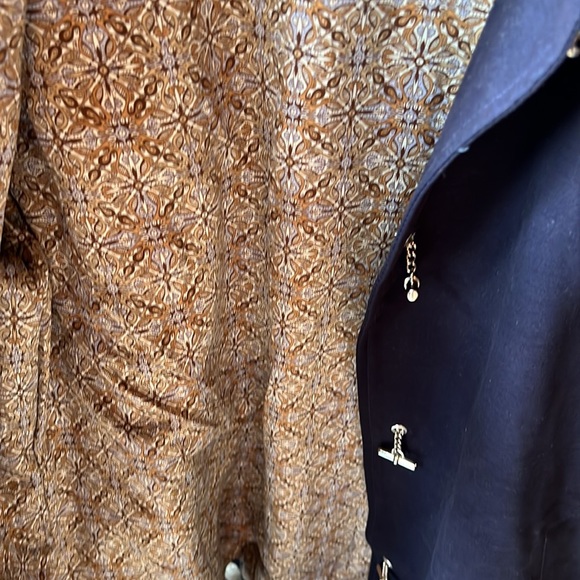 Blue Jacket with Silver bar closure - Picture 6 of 6